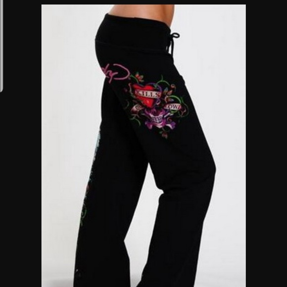 Ed Hardy Lounge Pants Love Kills 